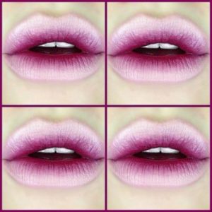 reverse ombre lips