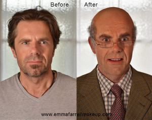 Old Man makeup Halloween