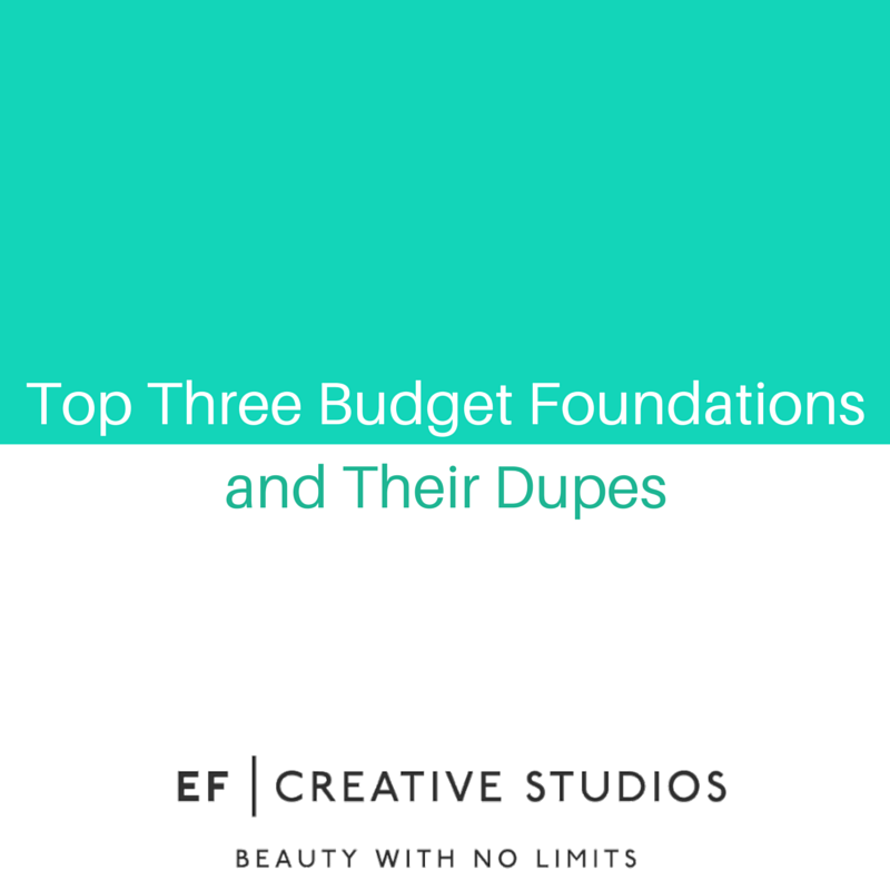 Top Three Budget Foundations and their Dupes