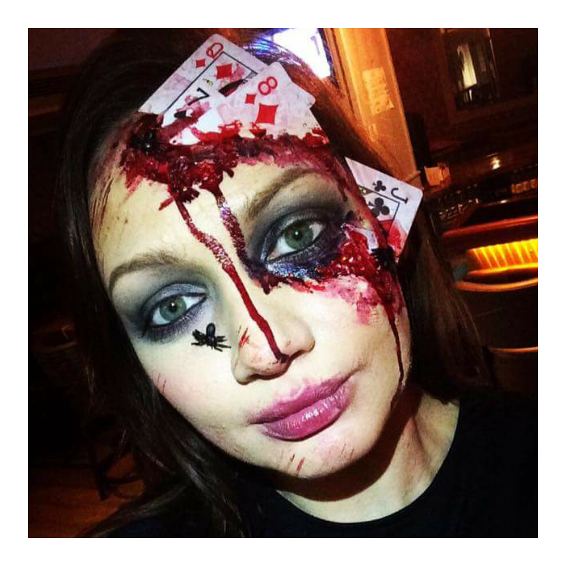 Noeleen Cunningham, halloween, makeup look