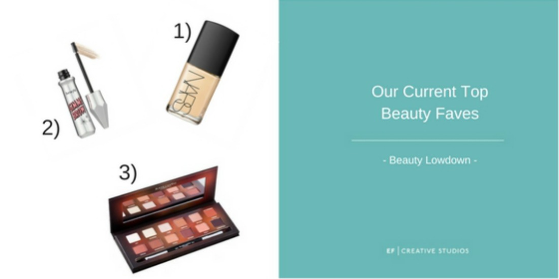 Top makeup faves, blog post, nars, benefit, blank canvas