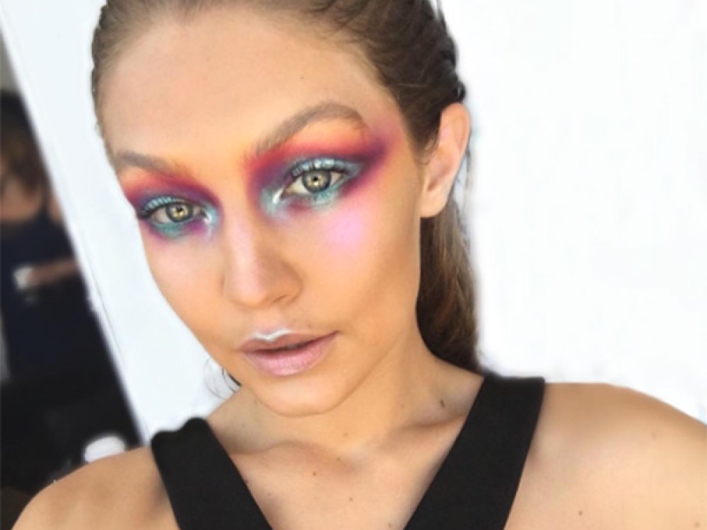 Gigi Hadid unicorn makeup